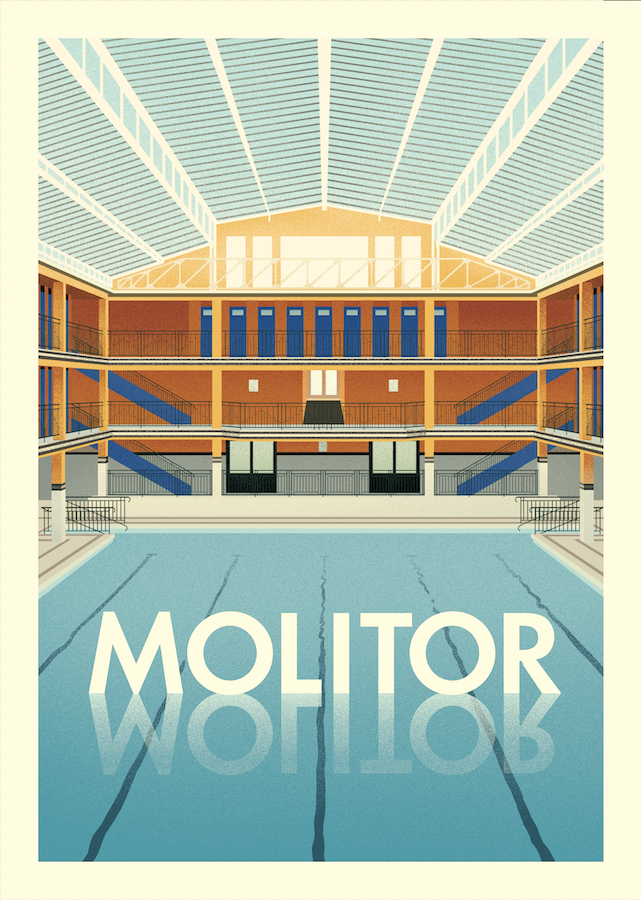 L'affiche MOLITOR #4 par Paul NOX - (Numérotée)