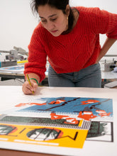 Cargar imagen en el visor de la galería, La sérigraphie MOLITOR par Olivia De Bona
